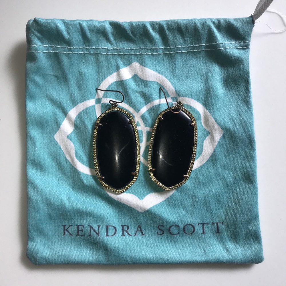 Kendra Scott black earrings